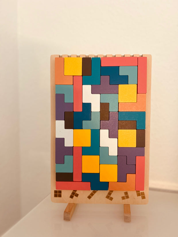 Lieblingswunder Tetris 3D Holzpuzzle für Kinder©