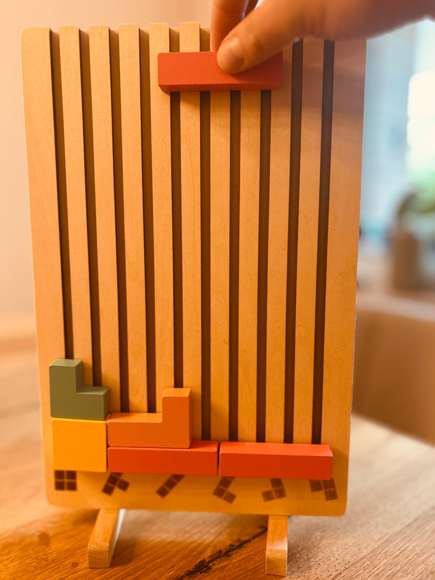 Lieblingswunder Tetris 3D Holzpuzzle für Kinder©